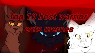 Top 10 the best warrior cats memes | Топ 10 лучших meme котов воителей