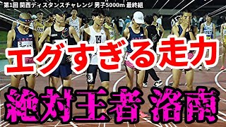 【5000m】本領発揮！洛南のWエースがついに13分台突入！！これはもう期待しかありません！！【関西ディスタンスチャレンジ】