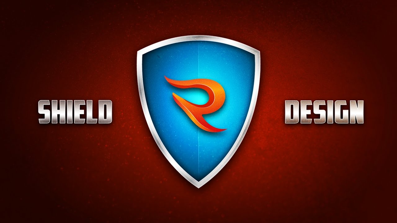 Illustrator Tutorial Shield Logo Design Youtube