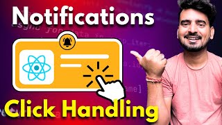 React Native Push Notifications - Click Handling 🔥 | in Hindi | Engineer Codewala
