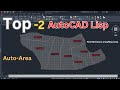 Top 2 AutoCAD Lisp: Automatic Area & Finding Min/Max Area Detection