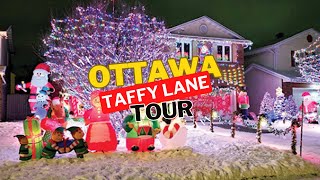 2K Ottawa Ontario Canada - City Tour (LAST DAY OF 2024 \u0026 Christmas Lights) - TAFFY LANE