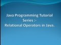 Relational Operators in Java