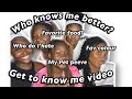 FIRST VIDEO | INTRODUCTION TO MY CHANNEL | GET TO KNOW ME TAG | WHO KNOWS ME BETTER