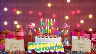 PURVA 🎉 Happy Birthday Song 🌟 Happy Birthday to You