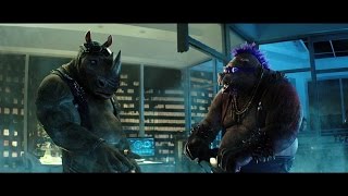 サイとイノシシのミュータントに変身？！映画『ミュータント・ニンジャ・タートルズ：影＜シャドウズ＞』本編映像