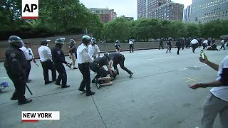 Several arrests as NYC curfew takes effect