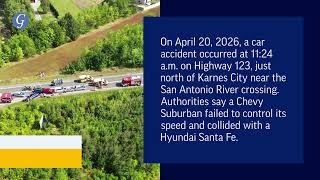 Lynn Davies Injured in Car Accident on Highway 123 in Karnes County
