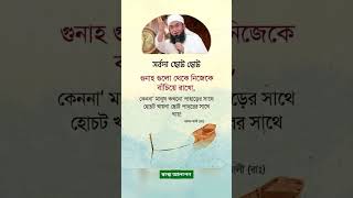 সর্বদা ছোট ছোট গুনাহ থেকে নিজেকে বাঁচিয়ে রাখবেন। #islam #namaz #muslim #islamic #viralvideos