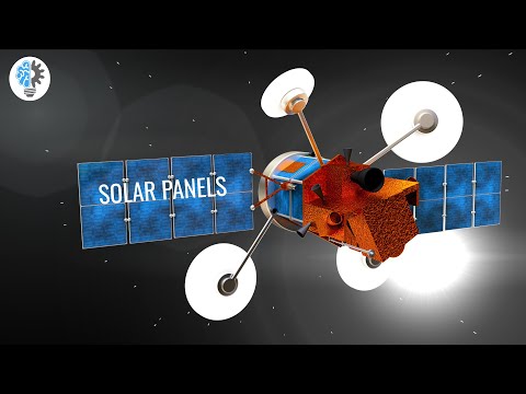 How do satellites receive signals?