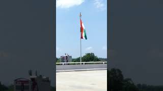 Chandigarh International Airport // Flag and aeroplane landing // HD