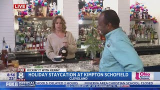 Kenny highlights the perks of a holiday staycation at Kimpton Schofield Hotel