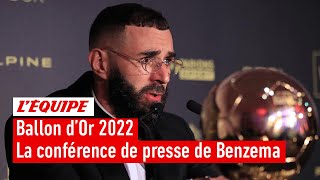 Ballon d'Or 2022 - Benzema : "Quand je dis Ballon d'Or du peuple, c'est pour mes fans"