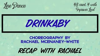 DRINKABY line dance 'Recap with Rachael', choreography by Rachael McEnaney-White