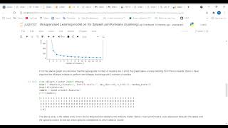 Unsupervised Learning model on Iris dataset using K means clustering Jupyter Notebook