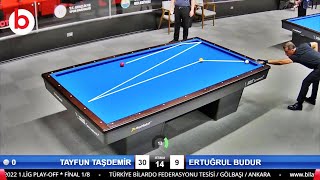 3 Cushion Billiards TAYFUN TAŞDEMİR 18 in 40 Good Match Performance | 3 Bant Bilardo | 당구 | billar