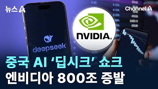 중국 AI ‘딥시크’ 쇼크…엔비디아 800조 증발 / 채널A / 뉴스A