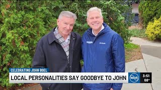 Local personalities say their goodbyes to longtime anchor John Boel