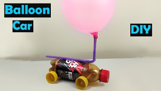 How to Make Amazing Balloon Powered Car - Air Car