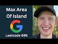 Max Area of Island - Leetcode 695 - Graphs (Python)