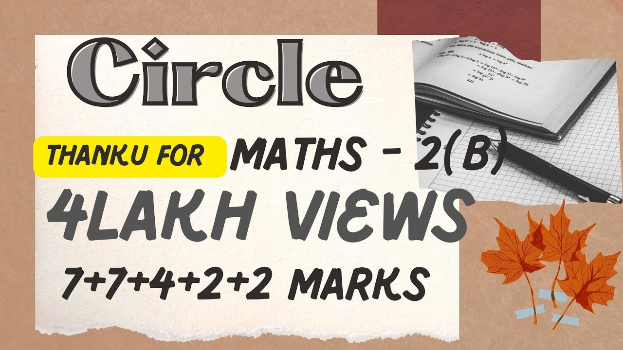 2(B) - 1(a) - Circle Intermediate 2nd Year Maths (B) - YouTube