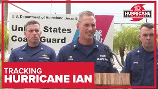Coast Guard provide update ahead of Hurricane Ian
