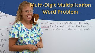 Multi-digit multiplication word problem