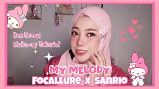 Focallure X Sanrio, My Melody. One Brand Make-up Tutorial Focallure.