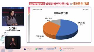 2024 대전광역시 발달장애인지원사업 성과공유대회_발달장애인 가족휴식지원사업_대전광역시장애인부모회 부장 김다이