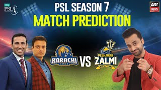 PSL 7: Match Prediction | KK vs PZ | 3 February 2022