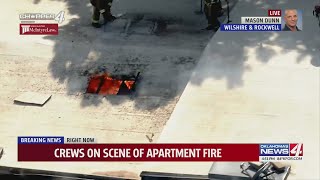 Crews on scene of OKC apartment fire