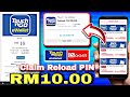 cepat claim RM10 reload pin touch n go eWallet terbaru 2024 !!