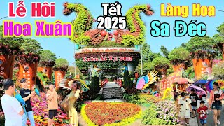 Toàn cảnh làng hoa sa đéc chuẩn bị lễ hội hoa xuân 2025