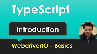 Typescript - introduction [Basics for WebdriverIO automation]