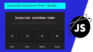 Simple Javascript Countdown project Tutorial Bangla | javascript project | mastermind shehab |