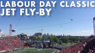 CF-18 Hornet Jet Fly-by at the 2019 Labour Day Classic