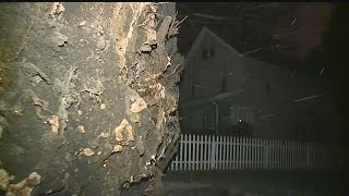 Strong winds take down power lines; Tree hits cars and house in Niles
