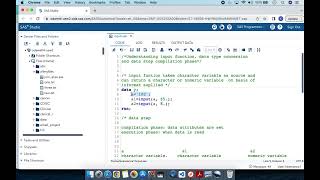 Understanding input function, data type conversion and data step compilation phase