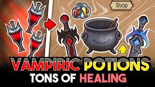 Reaper's Vampiric Potions are STRONG! Tons of Healing | Backpack Battles