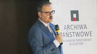 Prof. Marek Konstankiewicz - XVI Ogólnopolskie Seminarium Archiwalne