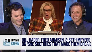 Bill Hader, Fred Armisen, and Seth Meyers on the "SNL" Sketches That Made Them Break (2016)