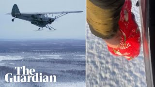 Pilot airdrops Thanksgiving turkeys to people living off-grid in Alaska