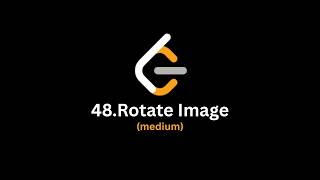 48.Rotate Image(medium)leetcode