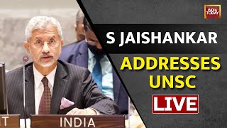 Watch Live: EAM S Jaishankar Addresses UN Security Council | S Jaishankar Speech LIVE