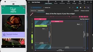 UX Prototype: Flutter Layout Explorer Flex Test