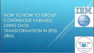 How to categorize numeric variable in SPSS in Amharic