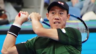 錦織圭 3年5ヵ月ぶりツアー4強、フルセットの熱戦制す「厳しい試合だった」「戦い抜いた」＜男子テニス＞