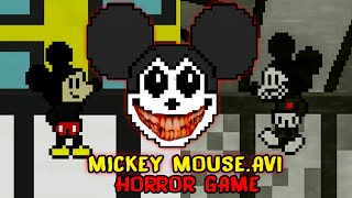 MICKEY MOUSE.AVI HORROR GAME! BIPOLAR MOUSE CREEPYPASTA SCARY GAME | Mickey.exe