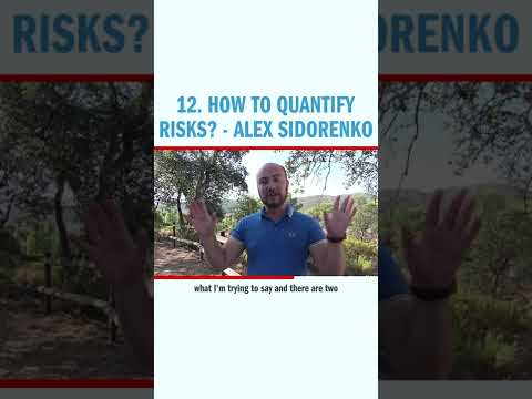 12. How to quantify risks? – Alex Sidorenko #shorts