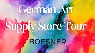 German(Munich) Art Supply Store Tour - Boesner